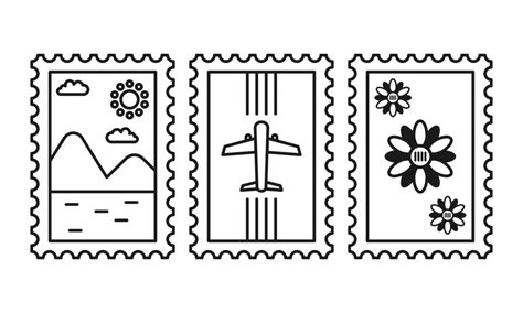 Stamp Outline Vector 的图像结果