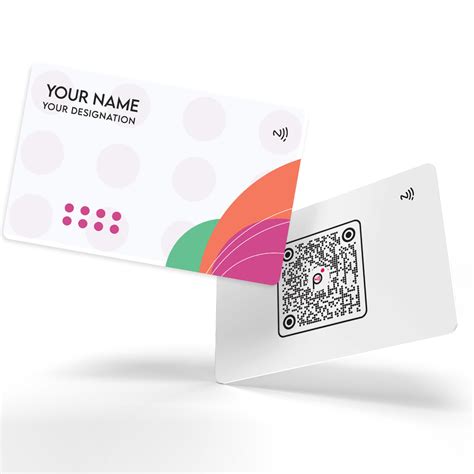 Abstract Design (Curves) - Smart NFC Digital Business Card - Scratch ...