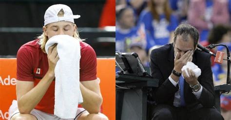 Canadian Tennis Player Hits Umpire In The Eye During Davis Cup Match ...