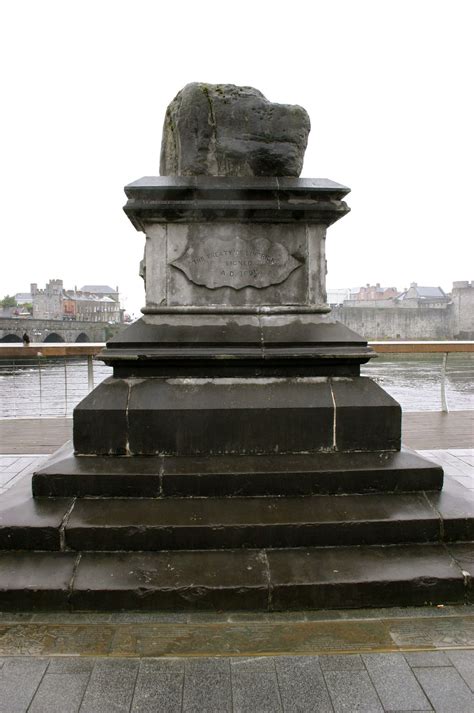 The Limerick Treaty Stone, signed in 1691. | Ireland travel, Outdoor ...