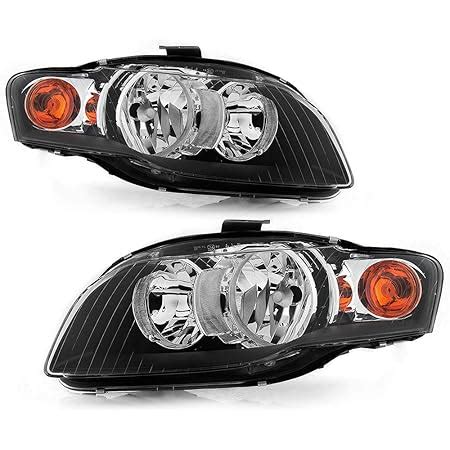 Buy ACANII - For [Factory Halogen Model] 2006-2008 Audi A4 S4 Black OE ...