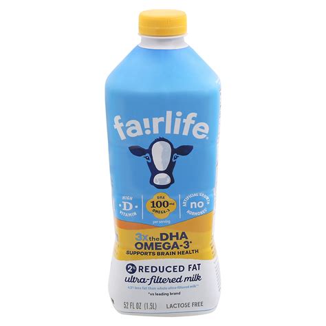 Fairlife Lactose Free 2% Reduced Fat Ultra-Filtered Milk 52 fl oz 52 fl ...