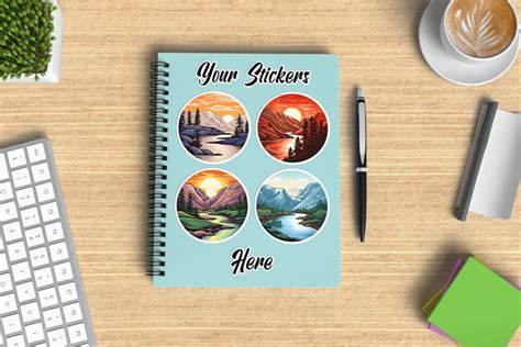 Printable Notebook Sticker Design 的图像结果