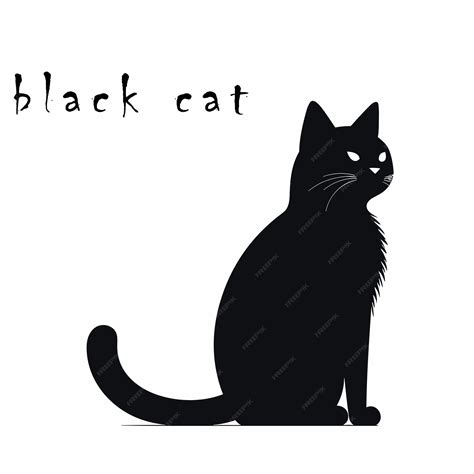 Premium Vector | Black cats silhouettes set for halloween and other cat ...