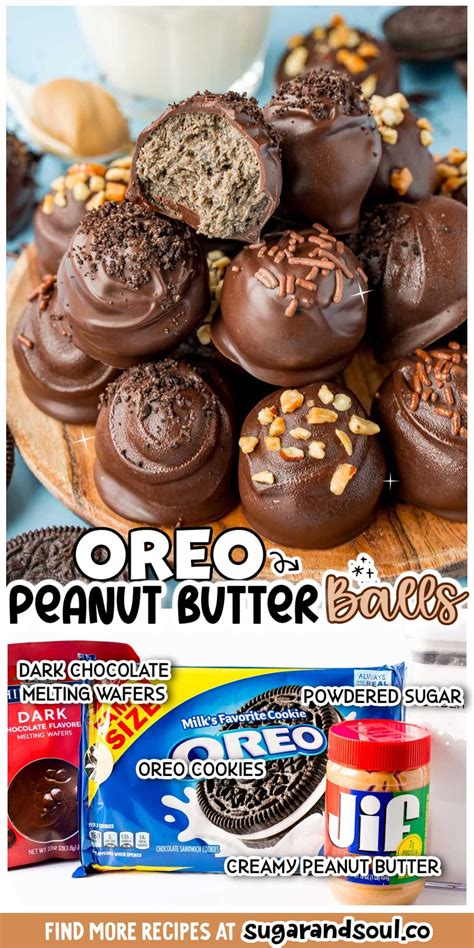 Oreo Peanut Butter Balls | Oreo recipes, Christmas candy recipes, Oreo