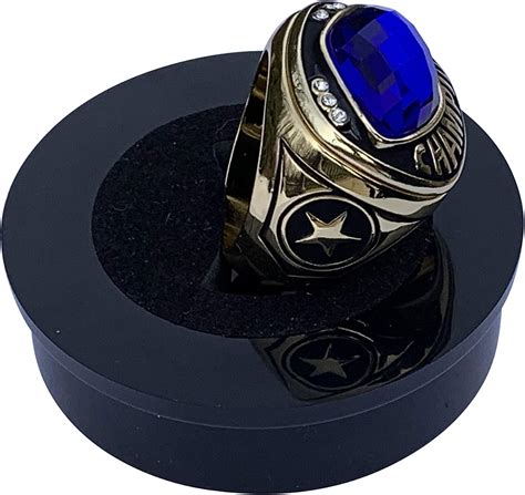 Buy Express Medals Champion Blue MVP All Star Trophy Ring in Sizes 6 to ...