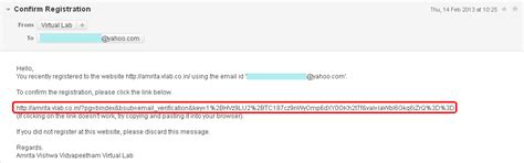 Email Activation