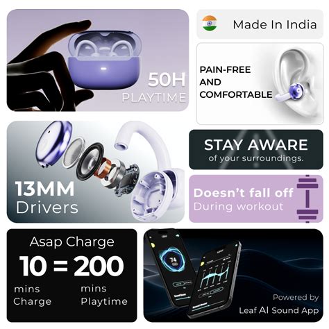 Buy Noise Cancelling Earbuds- Leaf | Wired and Wireless Earphones