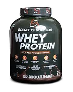 Science Of Nutrition 100% Whey Protein Concentrate Easy Mixing, Low ...