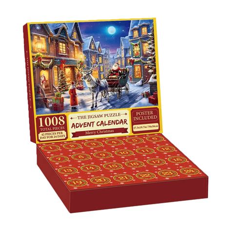 Christmas Advent Calendar For Kids 24 Days Countdown Calendar With ...