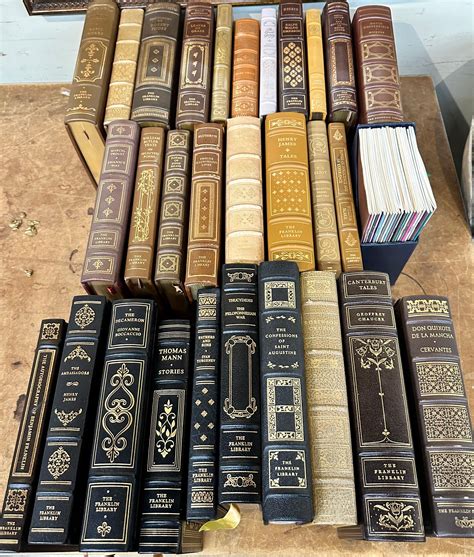 Lot - The Franklin Library, 29 Volumes
