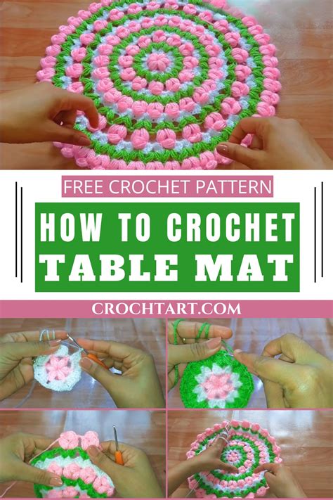 Image result for How to Crochet a Table Mat Using Threads