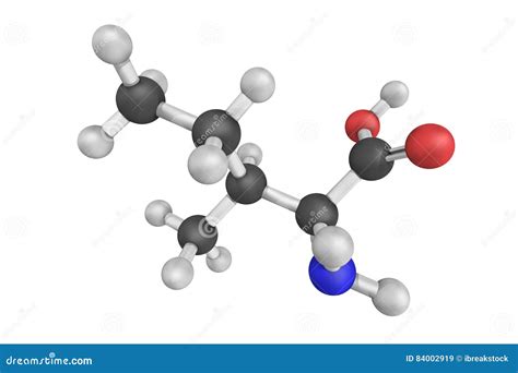 3d Structure of Isoleucine, an Alpha-amino Acid Stock Illustration - Illustration of hydrocarbon ...