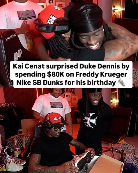 Hot Freestyle | Kai Cenat dropped $80k on Freddy Krueger Nike SB Dunks ...