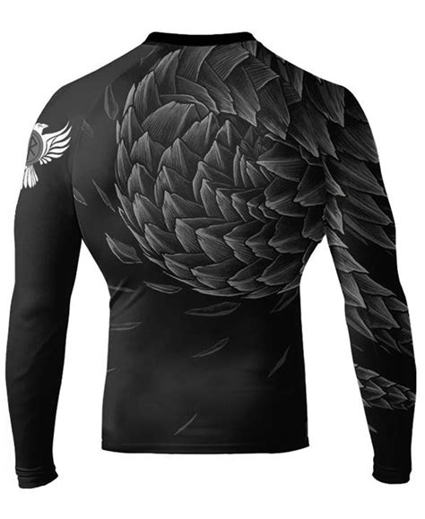 Buy Raven Fightwear Men's Power Pangolin IBJJF Approved Rash Guard ...