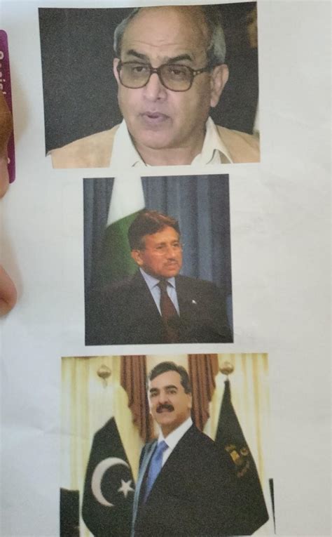 Look at the pictures of different political personalities, write their ...