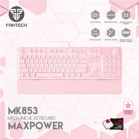 Tastatura Mehanicka Gaming Fantech MK853 RGB Maxpower (red switch ...