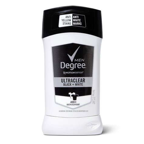 Degree Men UltraClear Antiperspirant Deodorant Stick Black+White 2.7 oz ...