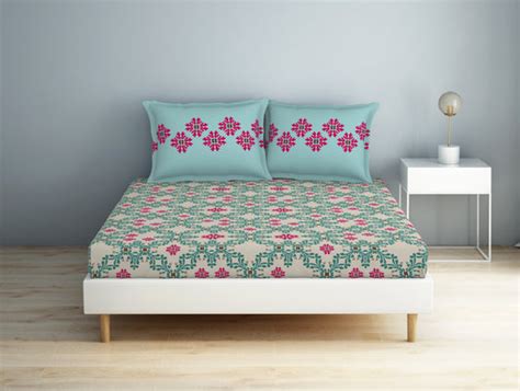 Bed Sheets - Buy Bed Sheets/(बेडशीट) Online in India – Spaces India