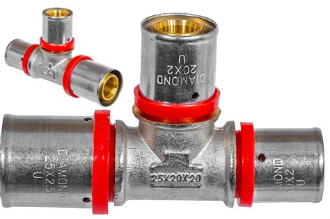 TRÓJNIK TROJAK REDUKCYJNY ZAPRASOWYWANY PEX ALUPEX FI 25 x 20 x 20 ...