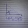is this triangle possible if a is 90 - Brainly.in