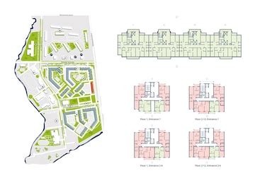 Huis plattegrond. Appartement tekening. Huis architectonisch plan ...