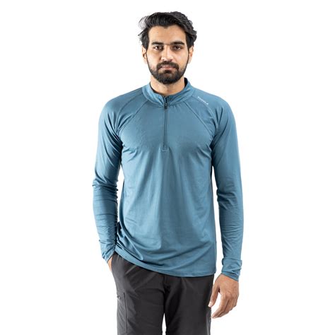 Full Sleeve Hiking and Trekking T-Shirt & Jersey | Blue – Tripole Gears