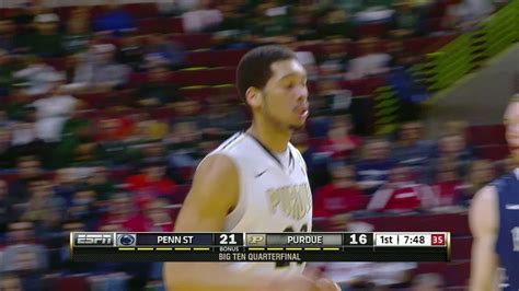 1H PUR A. Hammons made Dunk. Assisted by D. Mathias. - ESPN Video
