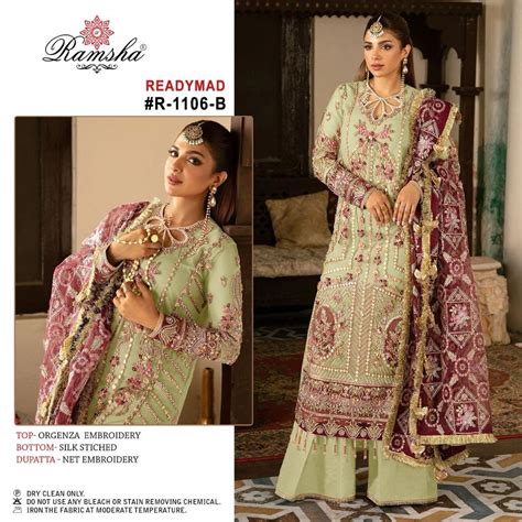 Ramsha R 1106 Readymade Pakistani Suits Collection