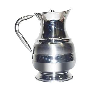 VPP Stainless Steel Stylish Water Jug with Lid 1 Liter - Design May ...