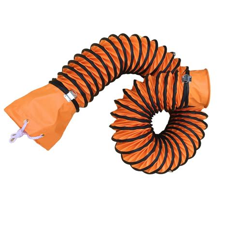 Buy 10m PVC Flexible Duct Hosing for Utility Blower Exhaust Fan, Flame ...