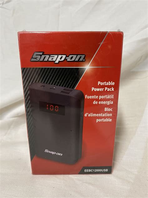 NEW, SEALED! SNAP-ON BATTERY PACK FOR HEATED JACKET EEBC12000USB for ...