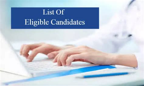 DMER Maharashtra Releases list of eligible candidates for Bond Service ...