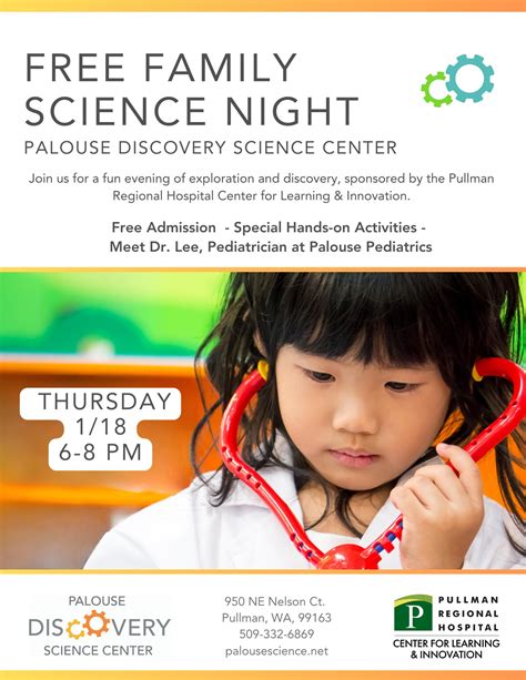 Palouse Discovery Science Center Hosting Free Family Science Night ...