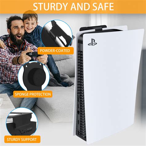 Buy PS5 Holder Wall Mount Stand - Playstation 5 Game Controller Holder ...