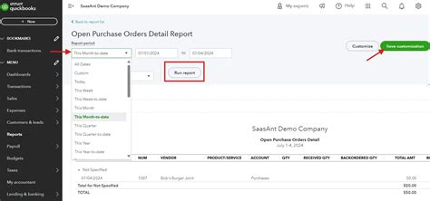Image result for QuickBooks Purchase Order Example