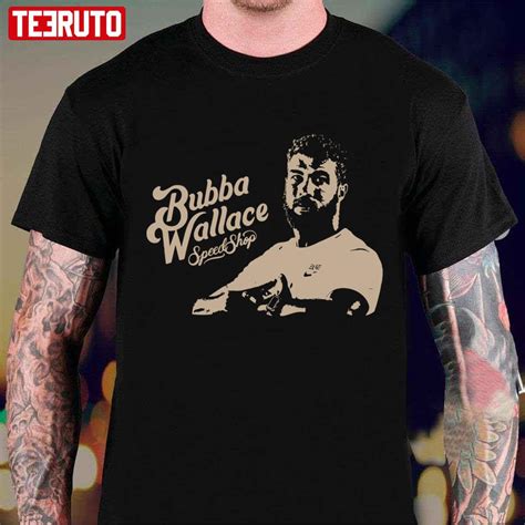 Speed Shop Bubba Wallace Racer Unisex T-shirt - Teeruto