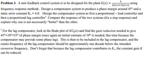 Control System Unit Response Problem 的图像结果