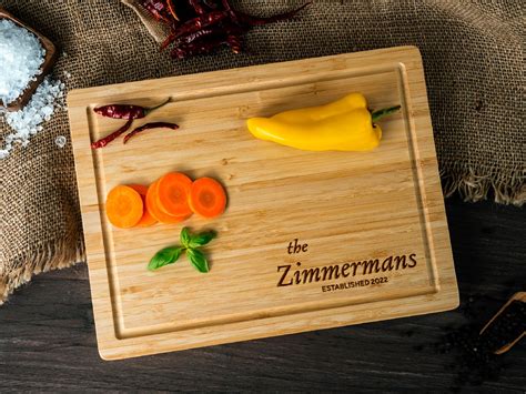 Personalized Cutting Board for Wedding Gift, Anniversary Gift for ...