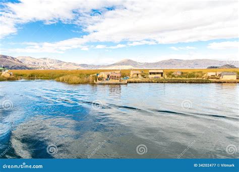 Traditional Reed Boat Lake Titicaca,Peru,Puno,Uros,South America ...