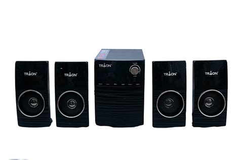 TRION 5001 4.1Home Theatre Multimedia Speakers with Bluetooth SD Card ...