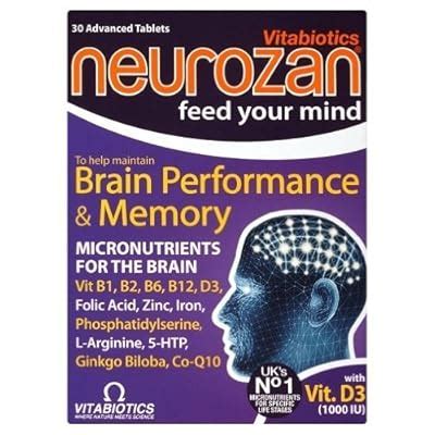 Buy Neurozan 30 tablets - x 2 Twin DEAL Pack by Vitabiotics Online at ...