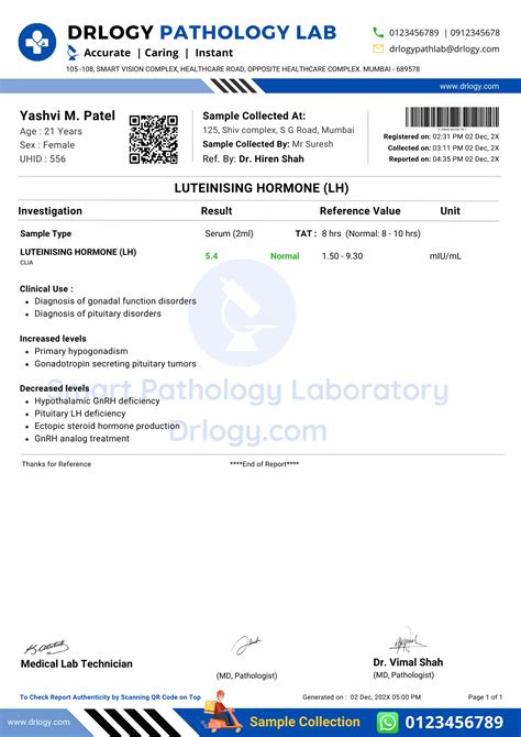 Luteinizing Hormone (LH) Test | Drlogy