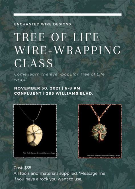 Tree of Life Wire Wrapping Class, Confluent Space Tri Cities, Richland ...