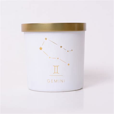 Buy Gemini Zodiac Scented Jar Candle - Set of 2 Online | The Maeva Store