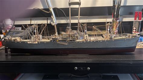 Liberty Ship Jeremiah O'Brien - Trumpeter - Custom lights - 1:350 scale ...