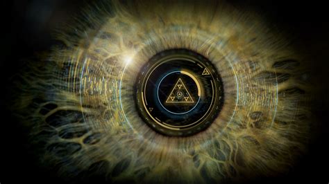 Download wallpaper 3840x2160 eye, pupil, scheme, triangle, elements hd ...