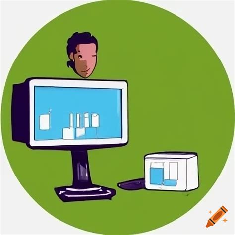 Illustration of internet search