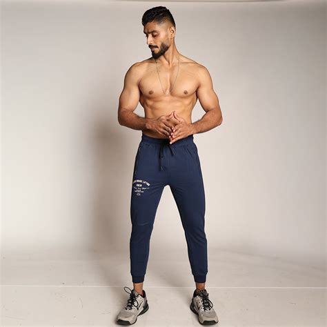 Men’s Primal Power Joggers – Navy Blue – Black Ape