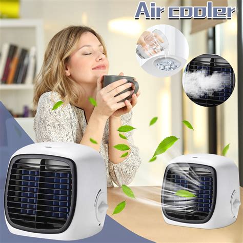 Loopsun Portable Mini Air Cooler: Small Desktop Fan for India | Ubuy